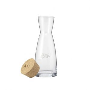 Carafe en verre personnalisé