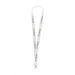 Lanyard blanc personnalisé