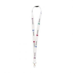 Lanyard blanc personnalisé