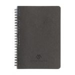 Carnet A5 à spirales noir personnalisé