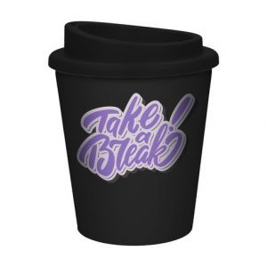 Mug à emporter noir personnalisé