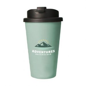 Tasse à café vert noir personnalisé