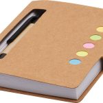 Bloc notes avec stylo beige personnalisé