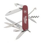 Couteau suisse rouge personnalisé