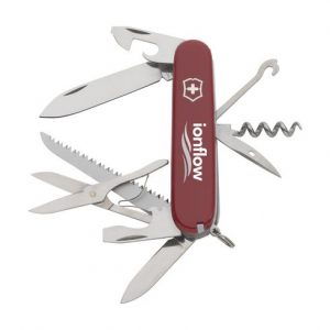 Couteau suisse rouge personnalisé