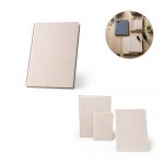Bloc-notes beige A5 personnalisé