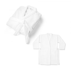Peignoir de bain blanc personnalisé