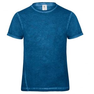 Tee-shirt bleu personnalisé