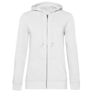 Veste zippée blanc personnalisé