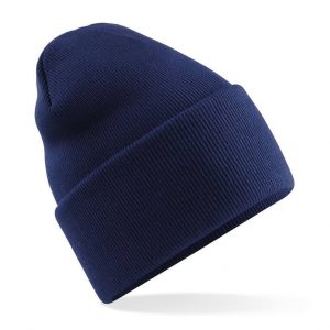 Bonnet bleu personnalisé
