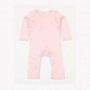 Combinaison bébé rose personnalisé