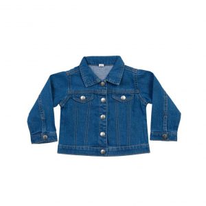 Veste en jean bleu personnalisé