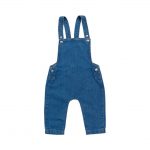 Salopette en jean bleu personnalisé
