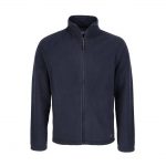 Polaire zippée bleu personnalisé