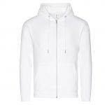 Veste zippée blanc personnalisé