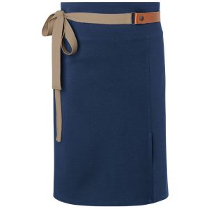 Tablier bleu personnalisé