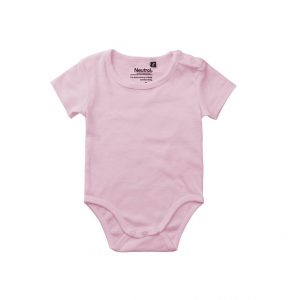 Body bébé rose personnalisé