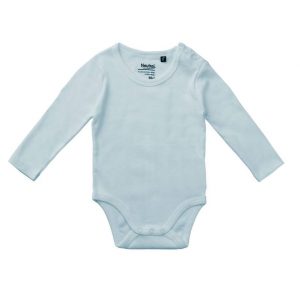 Body bébé bleu personnalisé