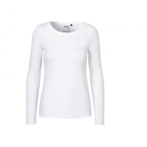 Tee-shirt manches longues blanc personnalisé