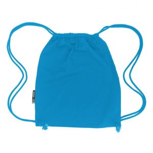 Sac à dos ficelles bleu personnalisé