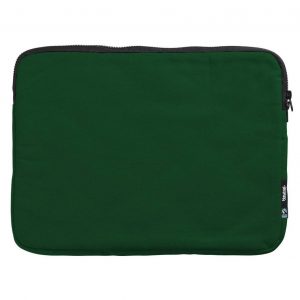 Pochette ordinateur vert personnalisé
