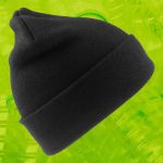 Bonnet noir personnalisé