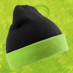 Bonnet noir et vert personnalisé