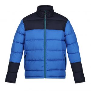 Doudoune bleu personnalisé