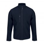 Vest softshell bleu personnalisé