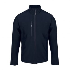 Vest softshell bleu personnalisé