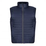 Doudoune sans manches bleu personnalisé