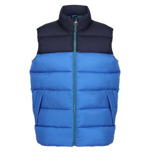 Veste sans manches bleu personnalisé