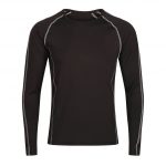 Tee-shirt manches longues noir personnalisé