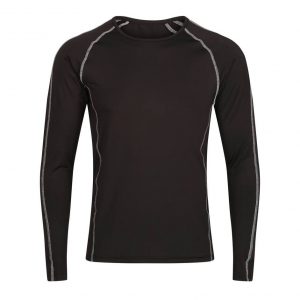 Tee-shirt manches longues noir personnalisé