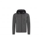 Veste à capuche gris personnalisé