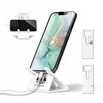 Support de téléphone personnalisé blanc