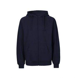 Veste zippée bleu personnalisé