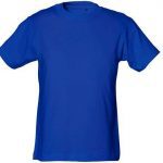 Tee-shirt bleu personnalisé