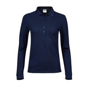 Polo sans manches bleu personnalisé