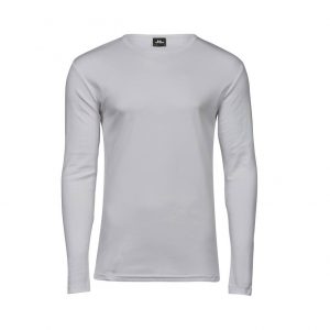 Tee-shirt manches longues blanc personnalisé