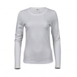 Tee-shirt manches longues gris personnalisé