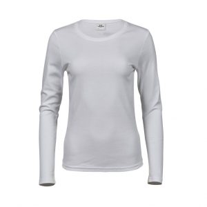 Tee-shirt manches longues gris personnalisé