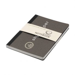 Carnet A5 gris personnalisé