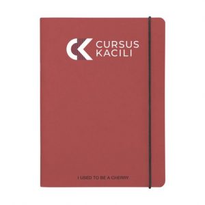Bloc-notes A5 rouge personnalisé