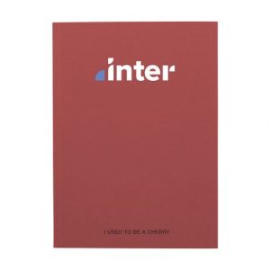 Bloc-notes A5 rouge personnalisé