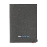 Protège passeport gris personnalisé