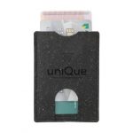 Portefeuille gris personnalisé