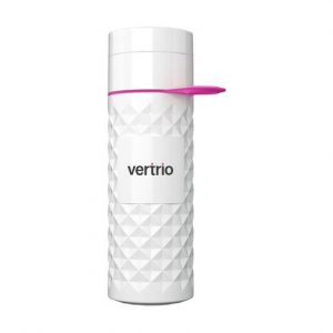 Bouteille blanc et rose personnalisé