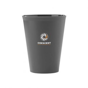 Gobelet réutilisable gris personnalisé