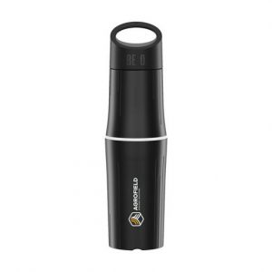Bouteille d'eau noir personnalisé